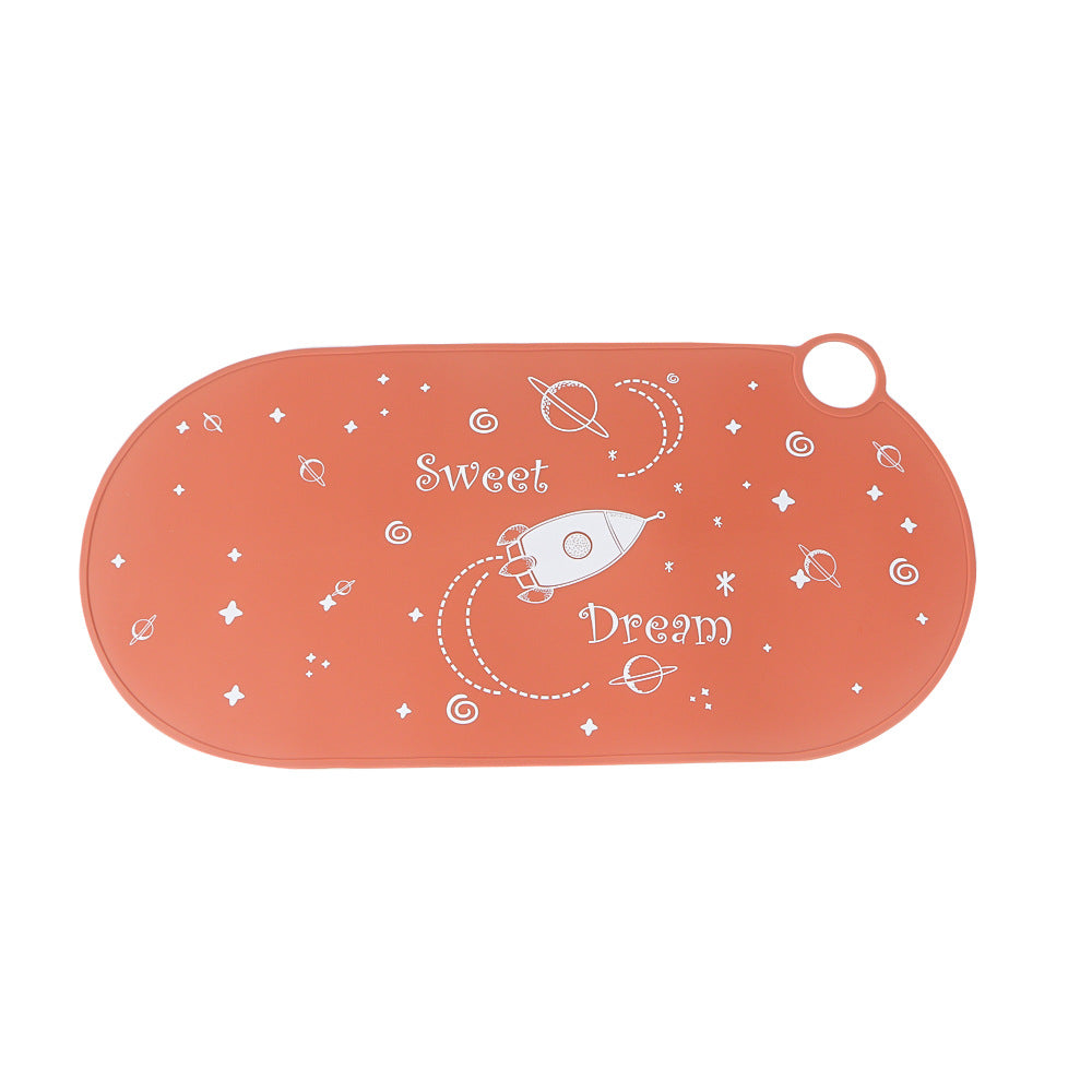 Anti-scalding table mat waterproof mat baby food grade silicone placemat