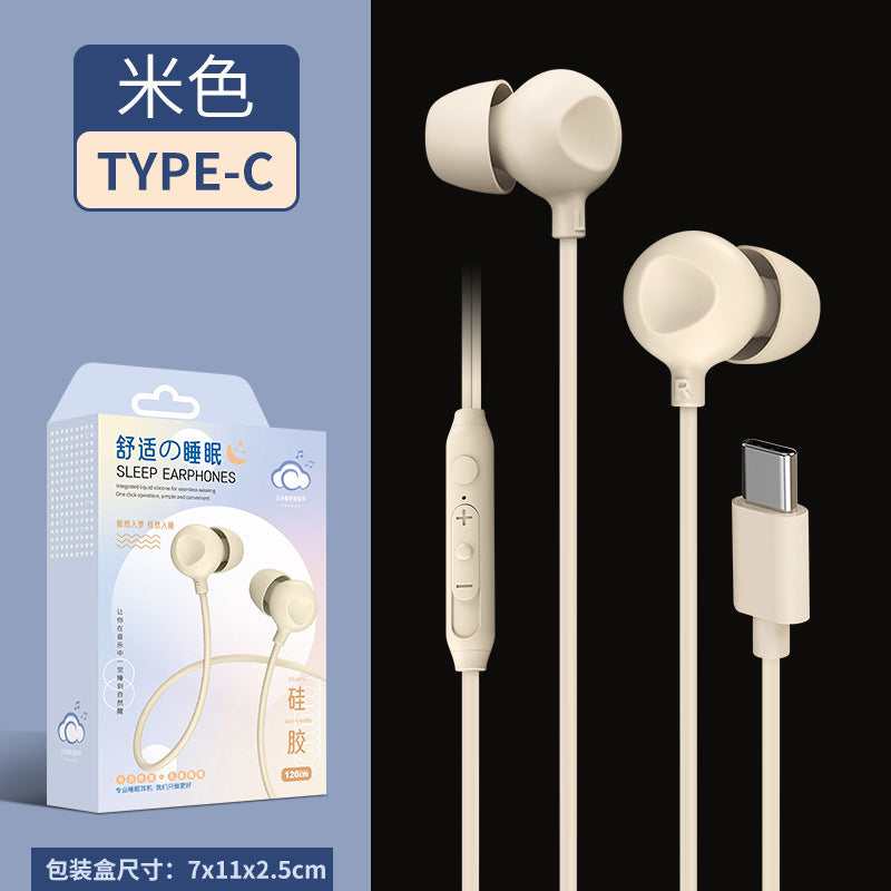 Sleep wired earphones for sleeping