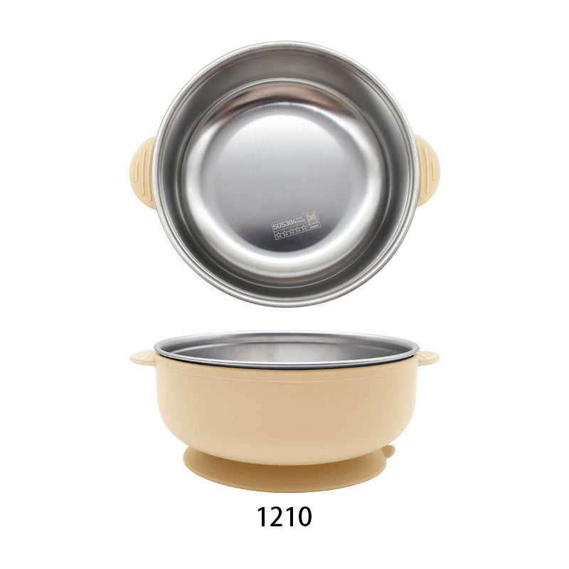Food grade maternal and infant products stainless steel feeding tableware