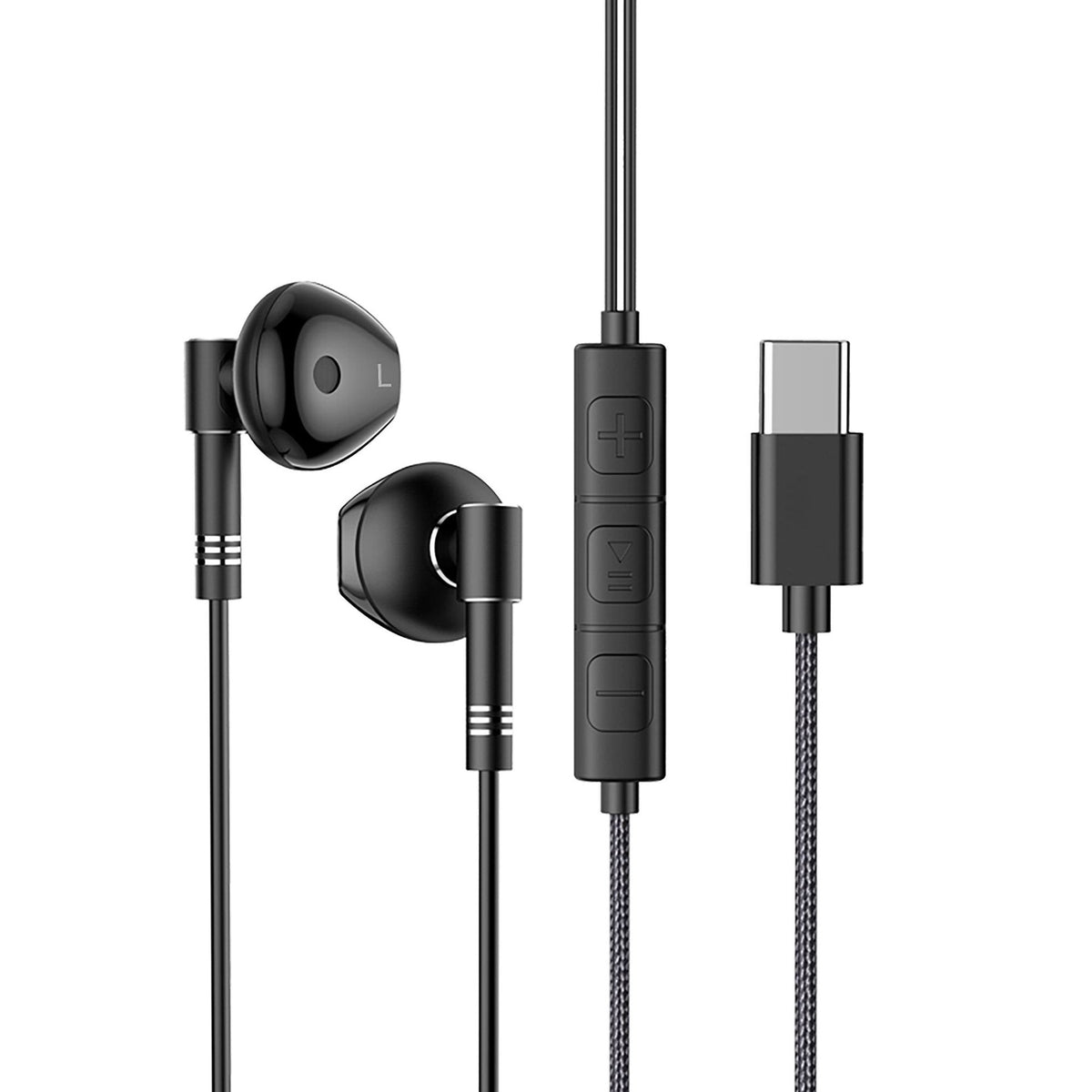 Type-C Wired Headphones High Quality Half-In-Ear