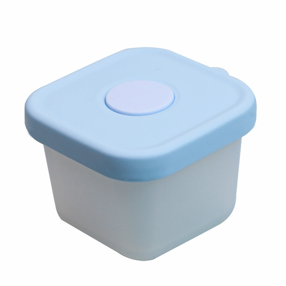 Sealed crisper food grade silicone bowl baby food box