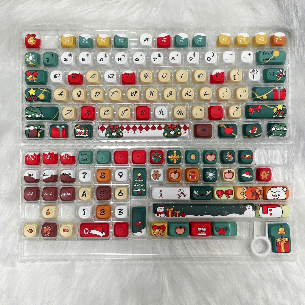 Summer theme keycaps pbt sublimation moa keycaps