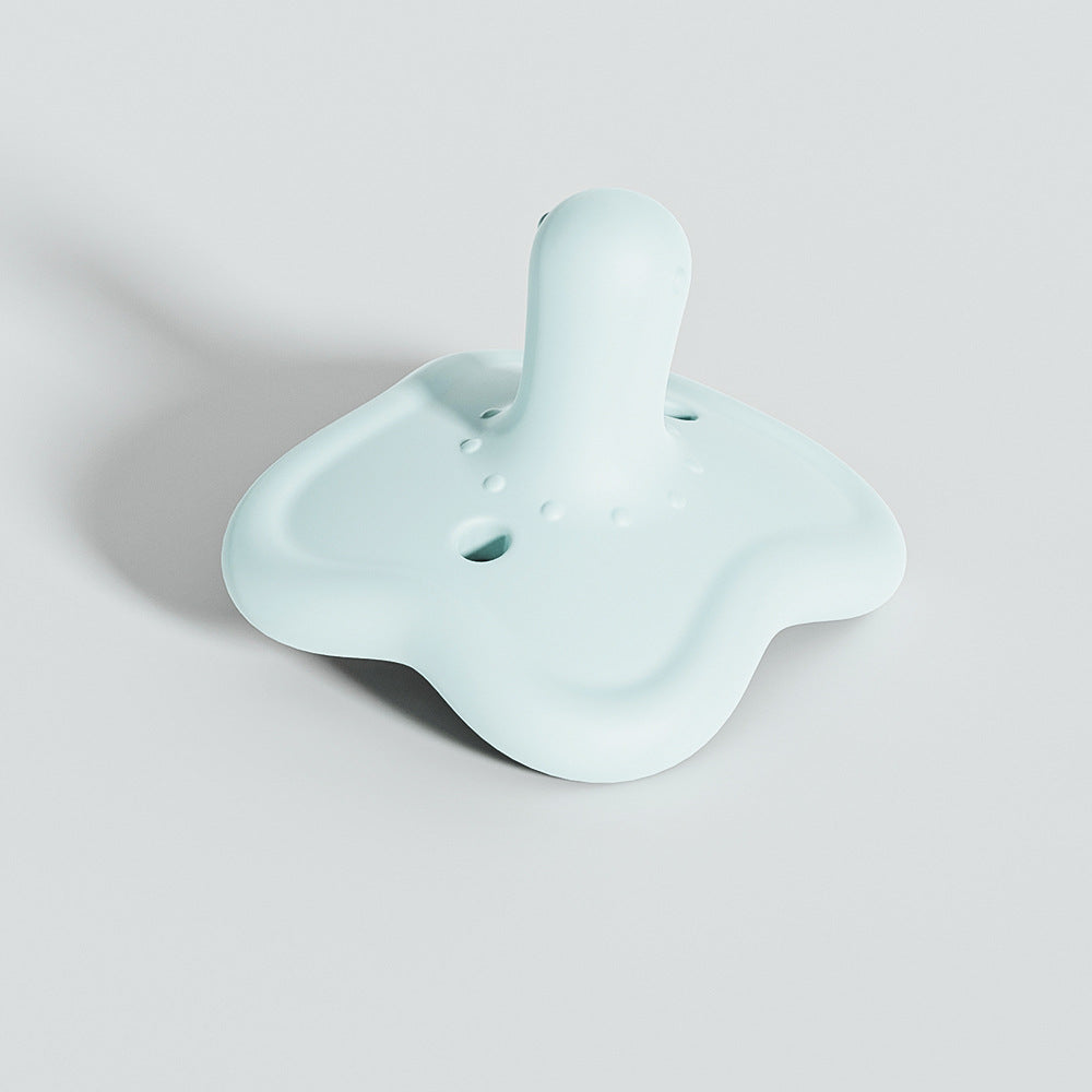 Baby food grade silicone pacifier simulation breast milk