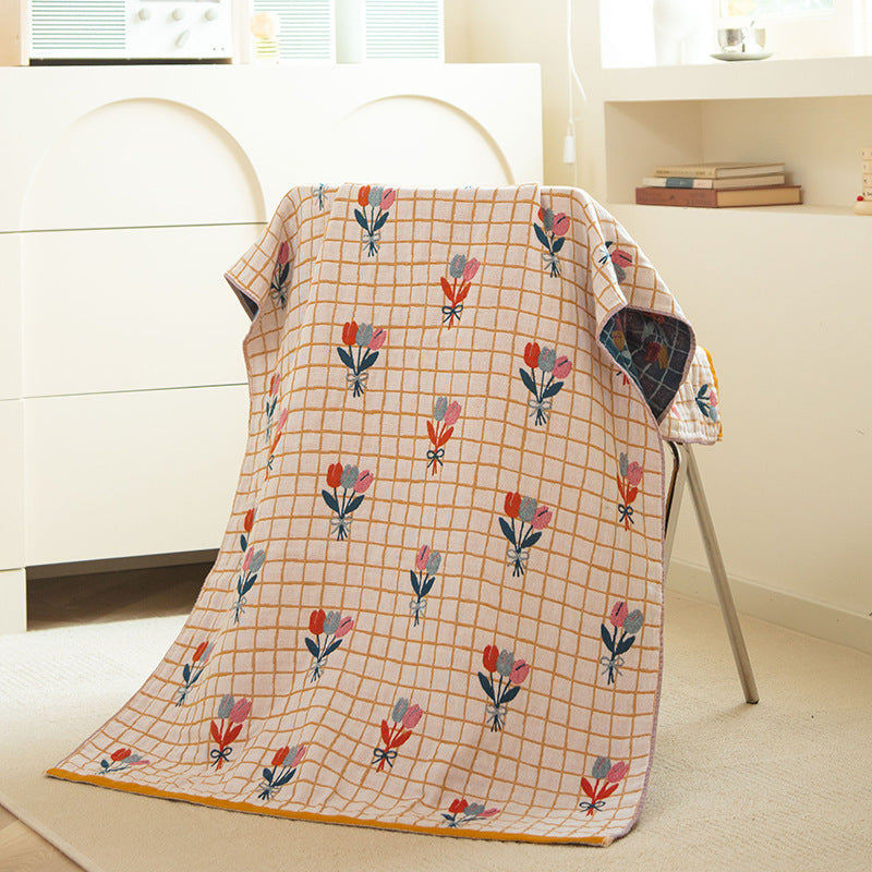 Khăn tắm vải xô cotton nguyên chất loại A mềm mại thấm hút tốt