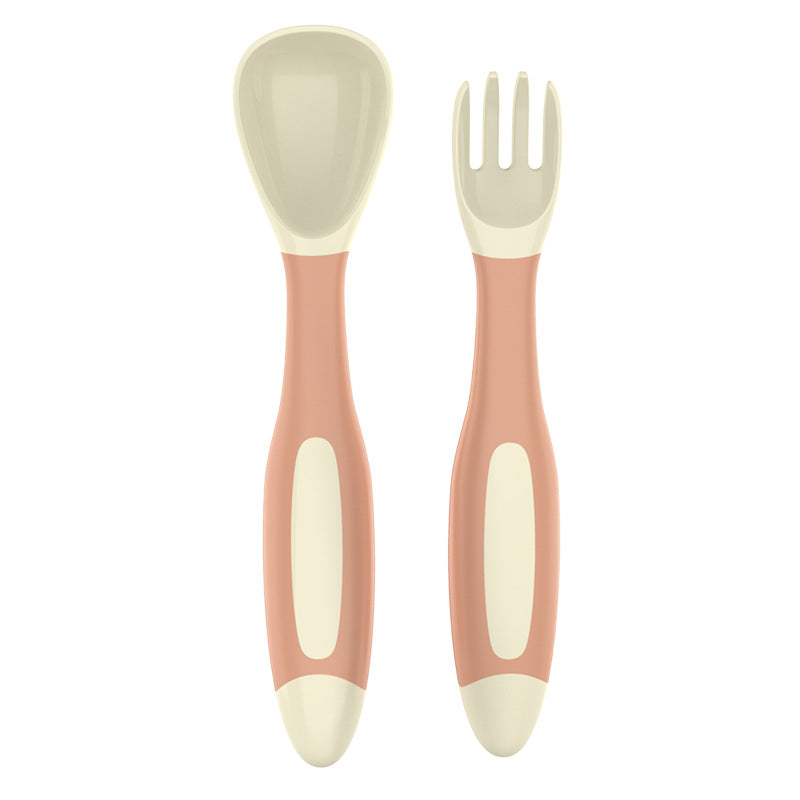 Children's fork and spoon set Portable baby food tableware