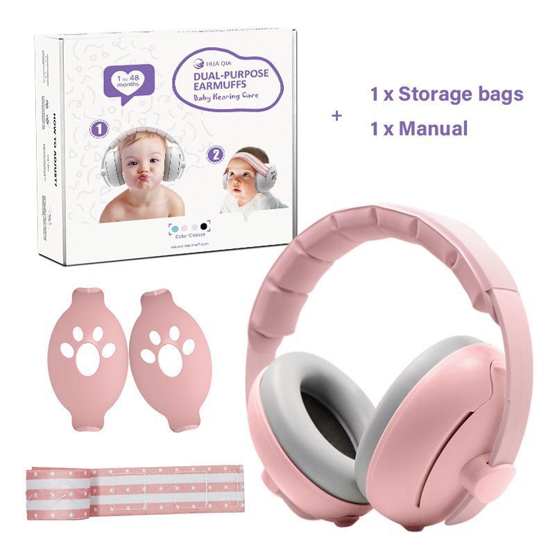 Baby soundproof earmuffs 0-3 years old noise canceling earphones