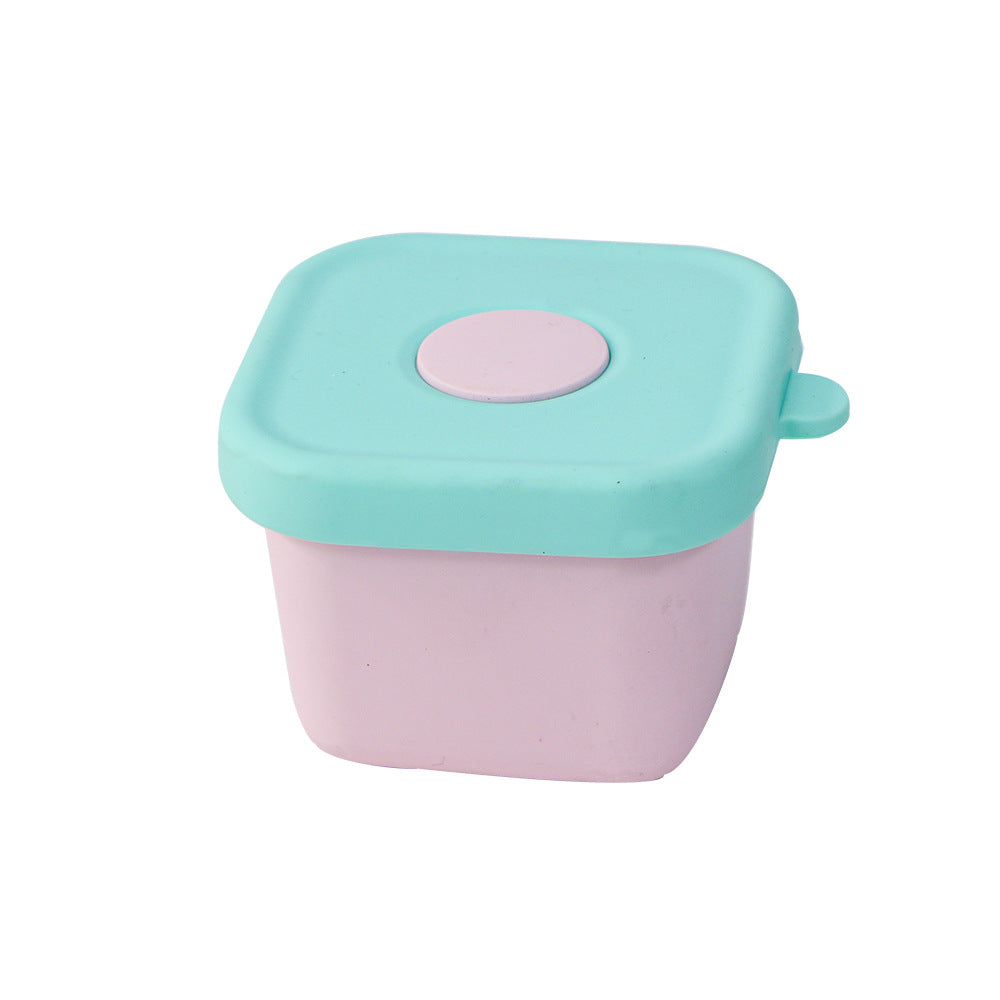 Sealed crisper food grade silicone bowl baby food box