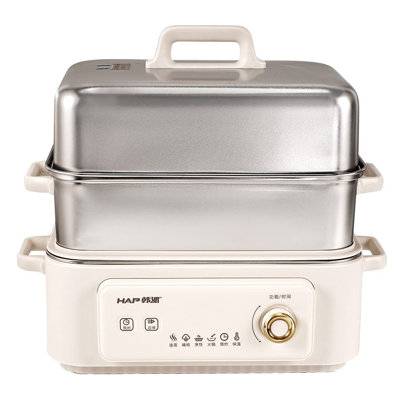 All-steel 316 multi-functional cooking and stewing integrated electric steamer