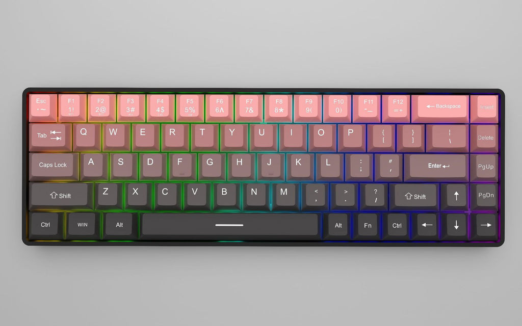 61-Key mechanical wired keyboard red axis