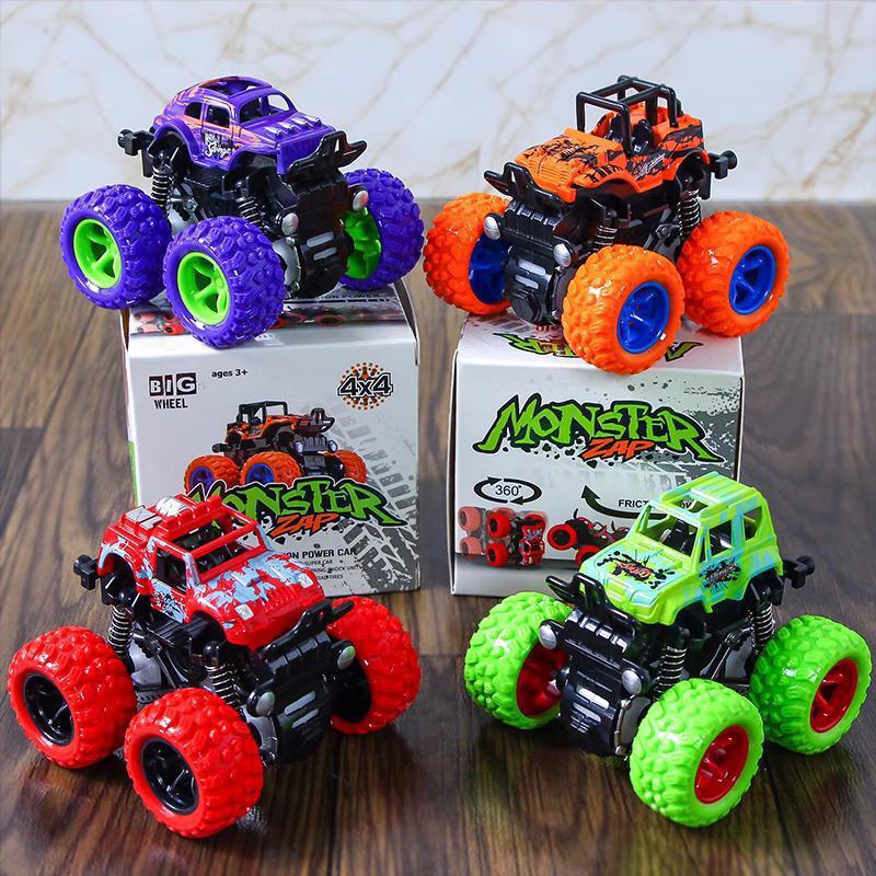 Children's four-wheel drive off-road inertia vehicle