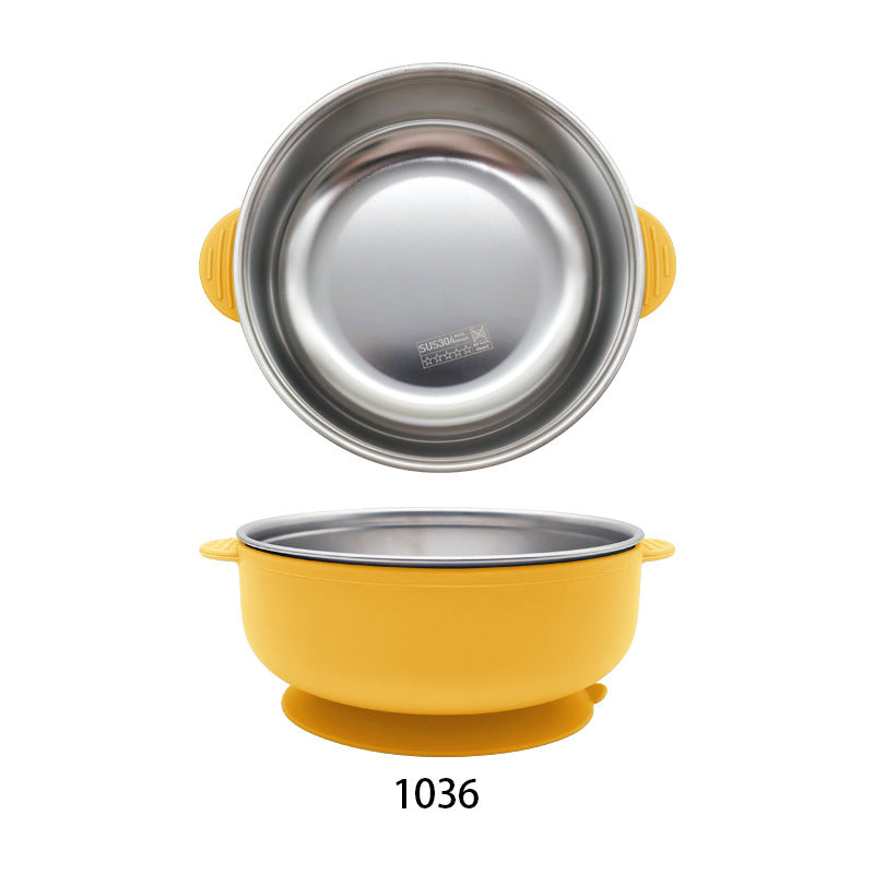 Food grade maternal and infant products stainless steel feeding tableware