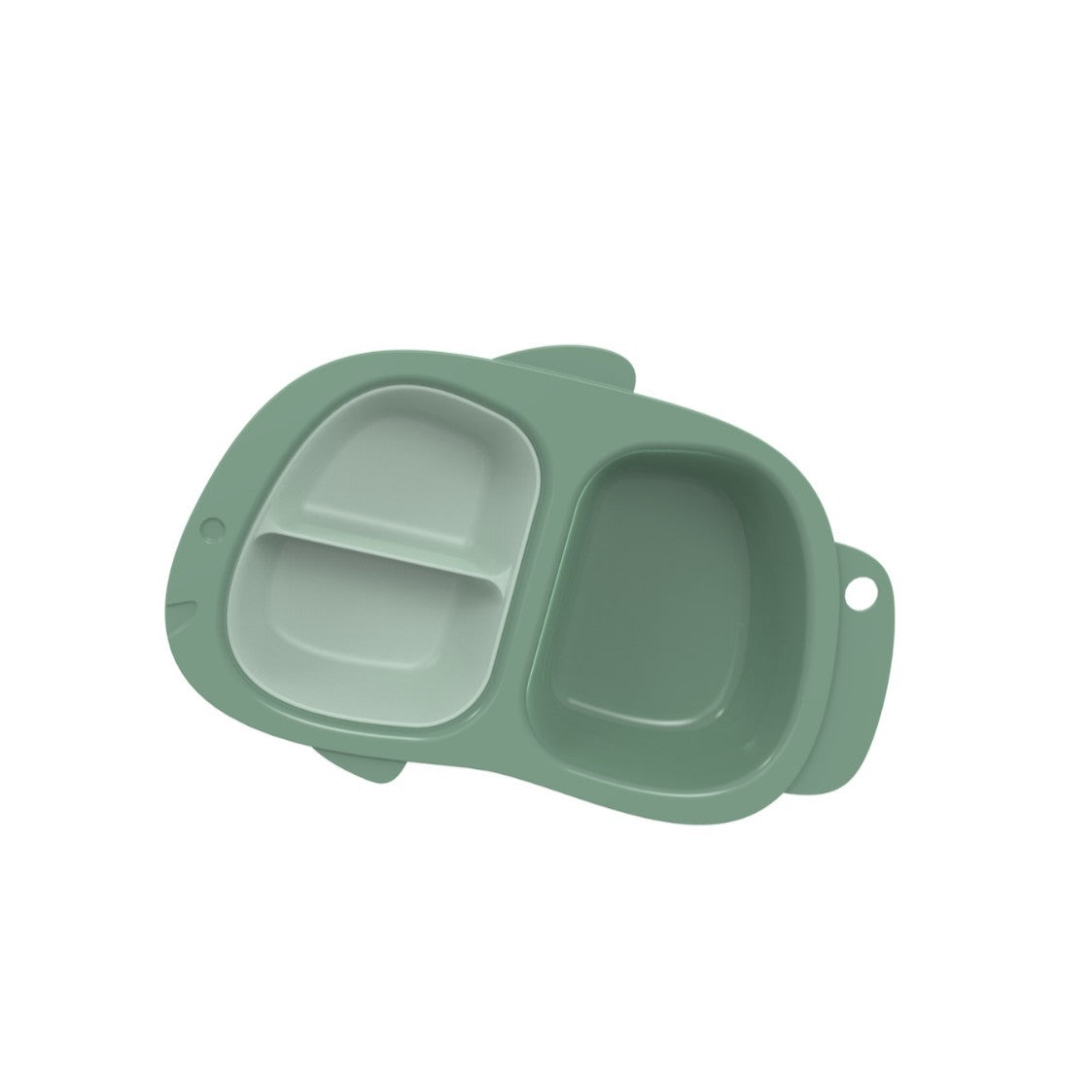 Children's cartoon complementary food plate anti-spill tableware