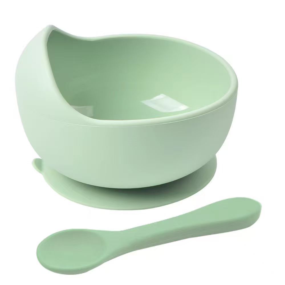 Children's complementary food bowl fork and spoon set feeding tableware