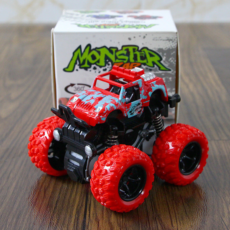 Children's four-wheel drive off-road inertia vehicle