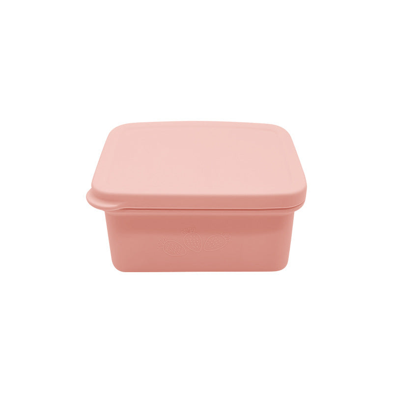 Food grade silicone bento box sealed leak-proof lunch box