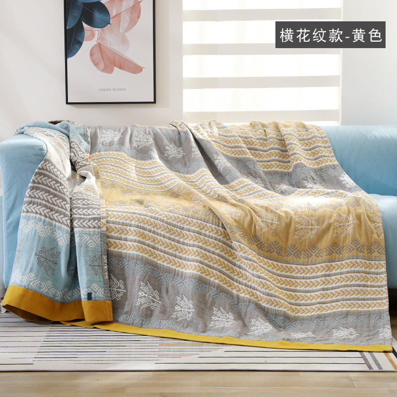 Pure cotton four-layer gauze towel quilt blanket cotton