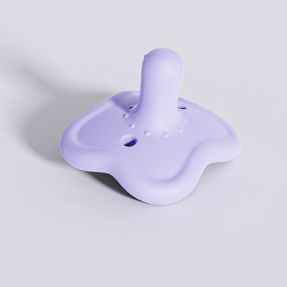 Baby food grade silicone pacifier simulation breast milk