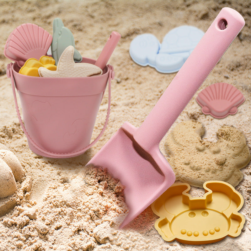 Children's silicone toy parent-child interaction tool set