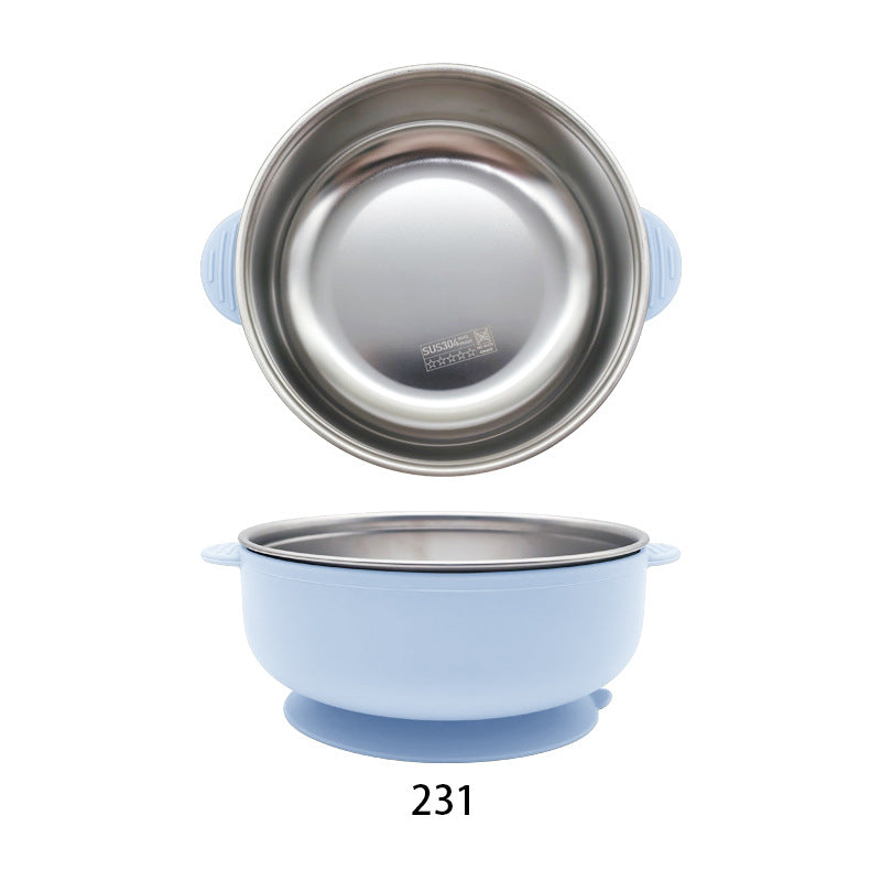 Food grade maternal and infant products stainless steel feeding tableware