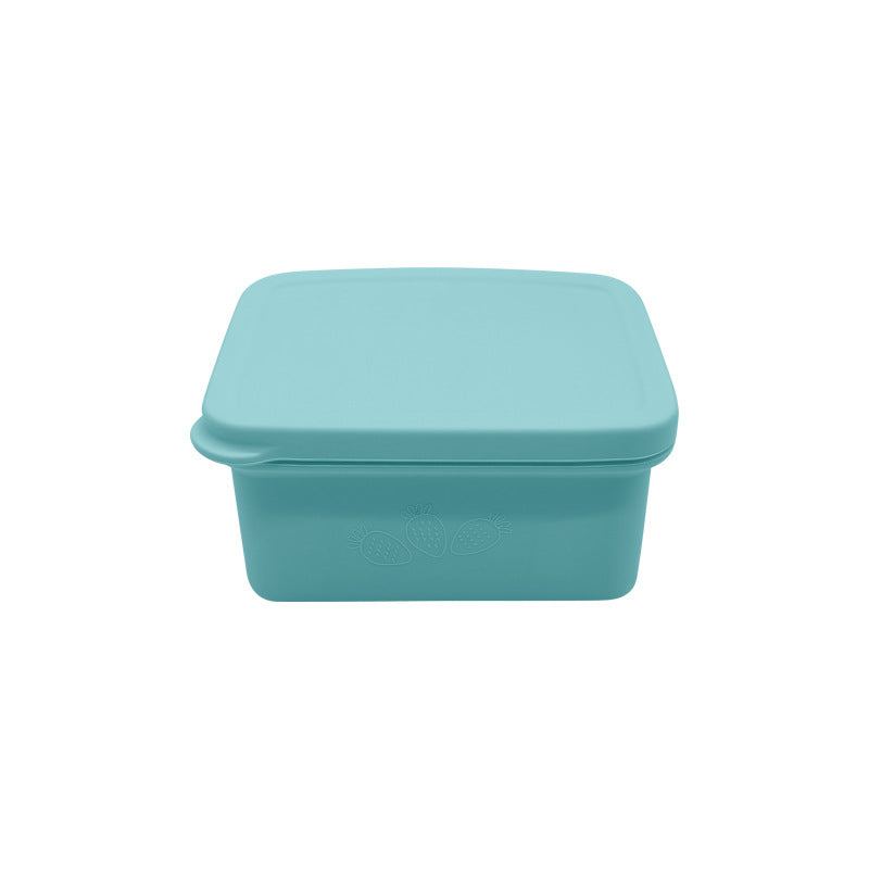 Food grade silicone bento box sealed leak-proof lunch box