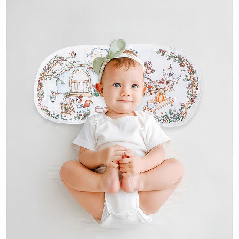Baby pillow bamboo cotton gauze a cloud pillow
