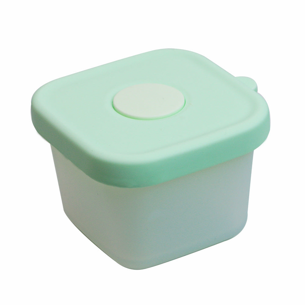 Sealed crisper food grade silicone bowl baby food box