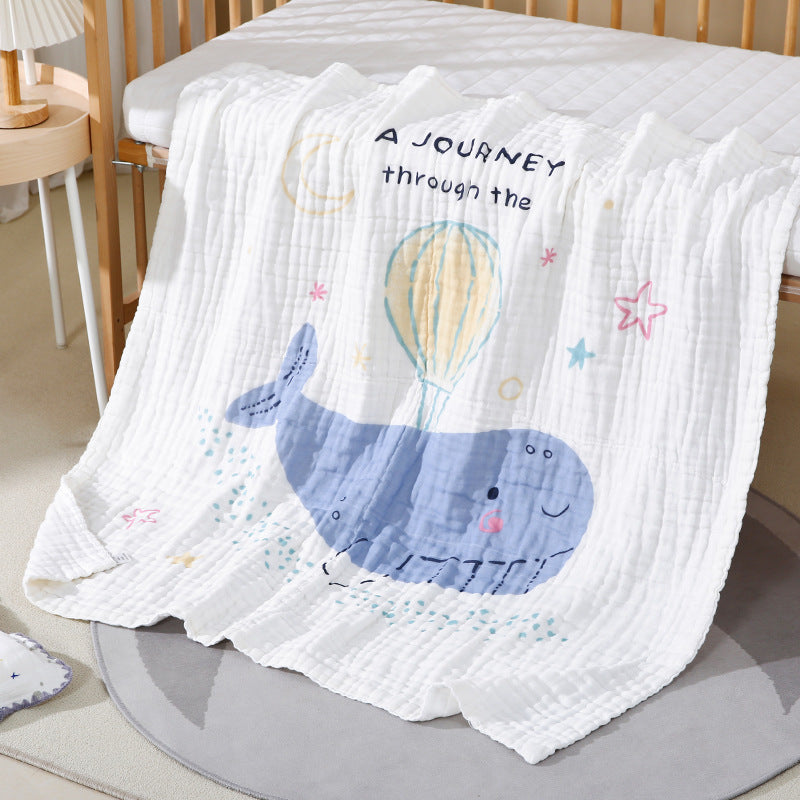 Cotton six-layer gauze pure cotton bath towel