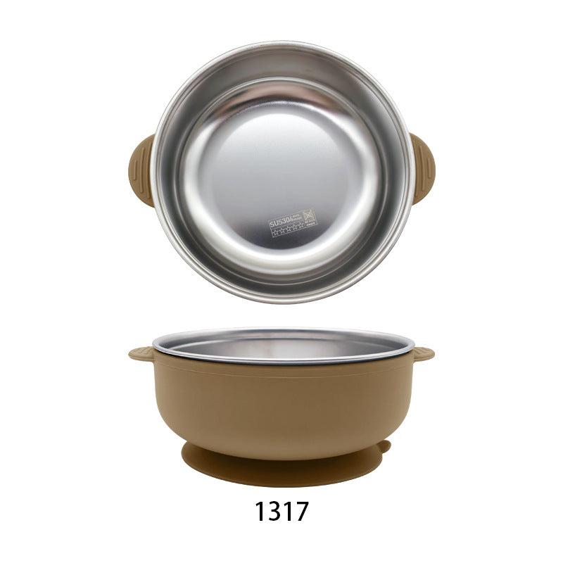 Food grade maternal and infant products stainless steel feeding tableware