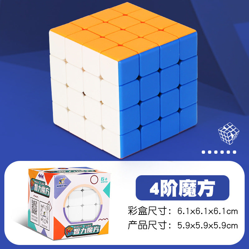 Puzzle 2345 Rubik's Cube Black Color Printed Mirror