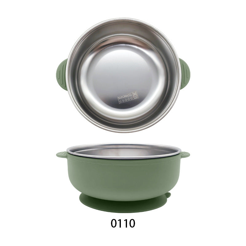 Food grade maternal and infant products stainless steel feeding tableware