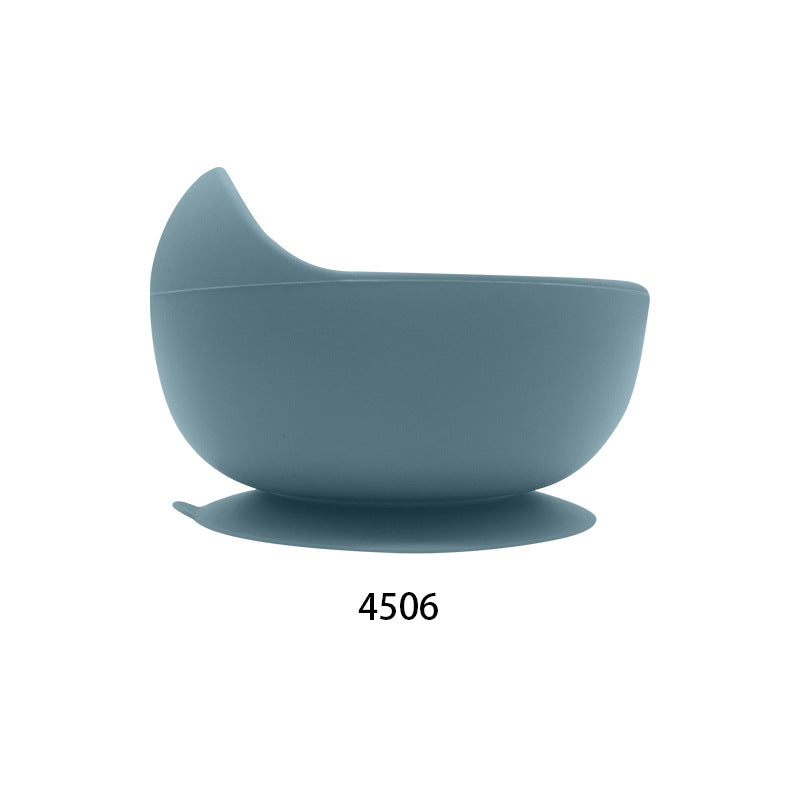 Food grade children's tableware complementary food bowl silicone snail round bowl