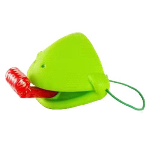 Frog mouth tongue mask lizard playing cards