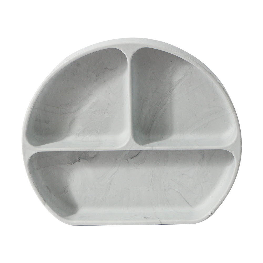 Baby Silicone Plate Children's Suction Cup Integrated Supplementary Food Bowl