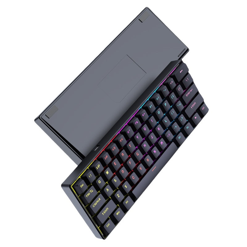 61-Key mechanical wired keyboard red axis