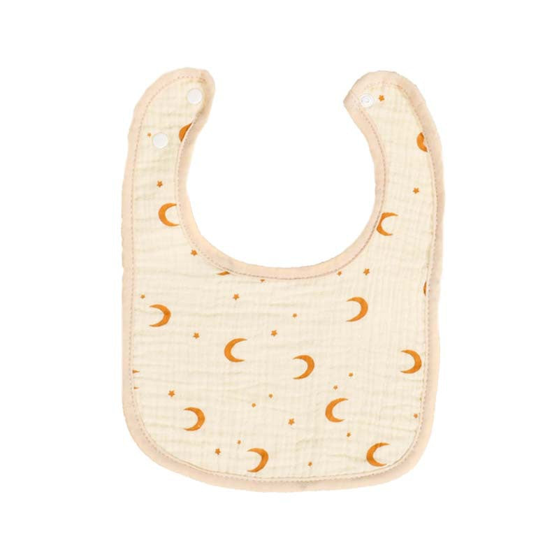 Six-layer cotton gauze baby saliva towel