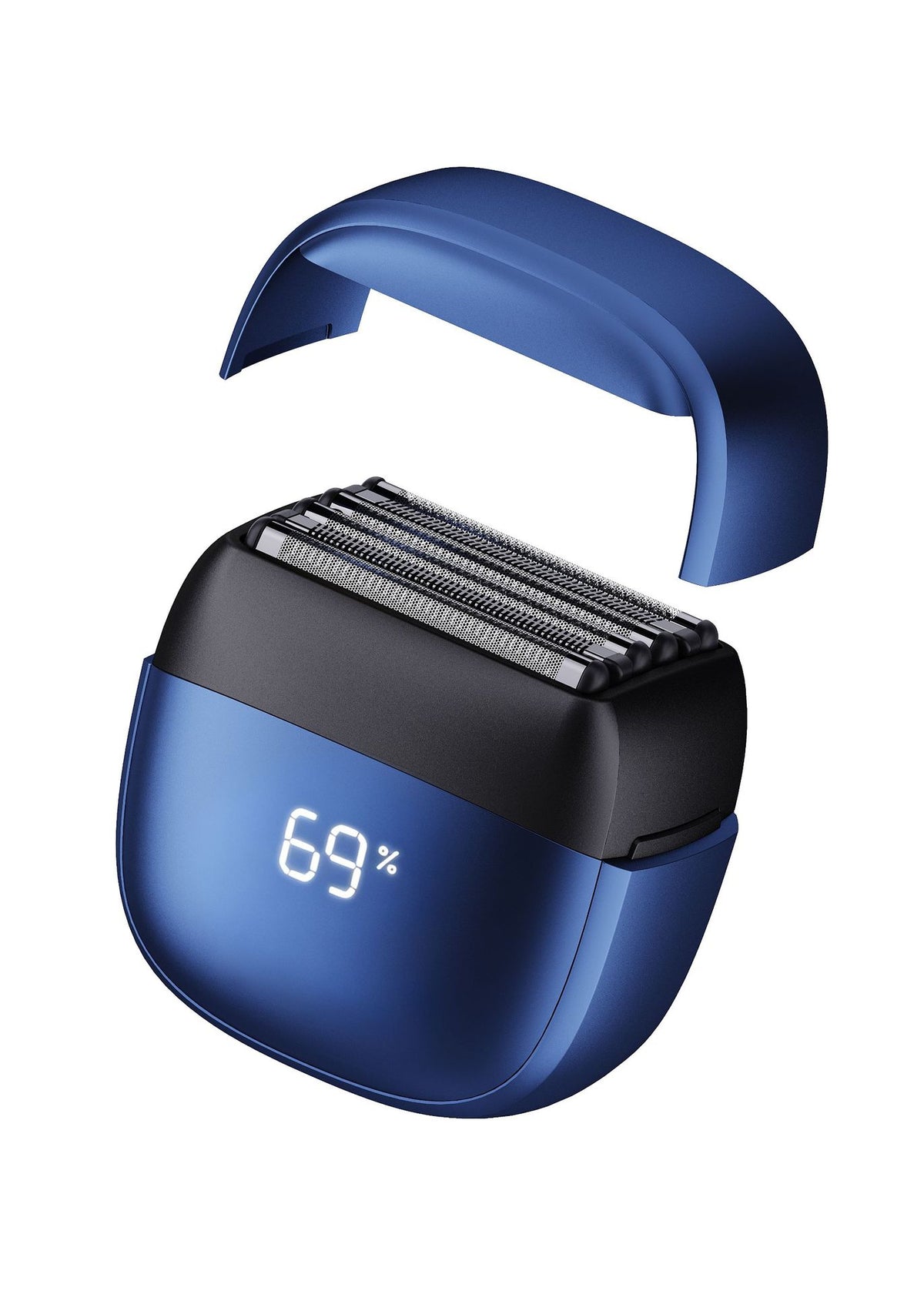 Magnetic six-knife head reciprocating mini electric shaver