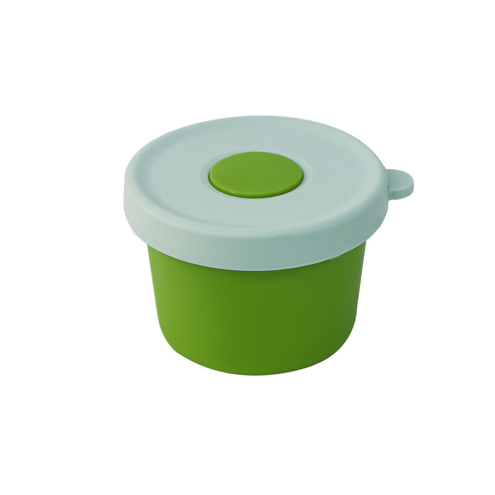 Sealed crisper food grade silicone bowl baby food box