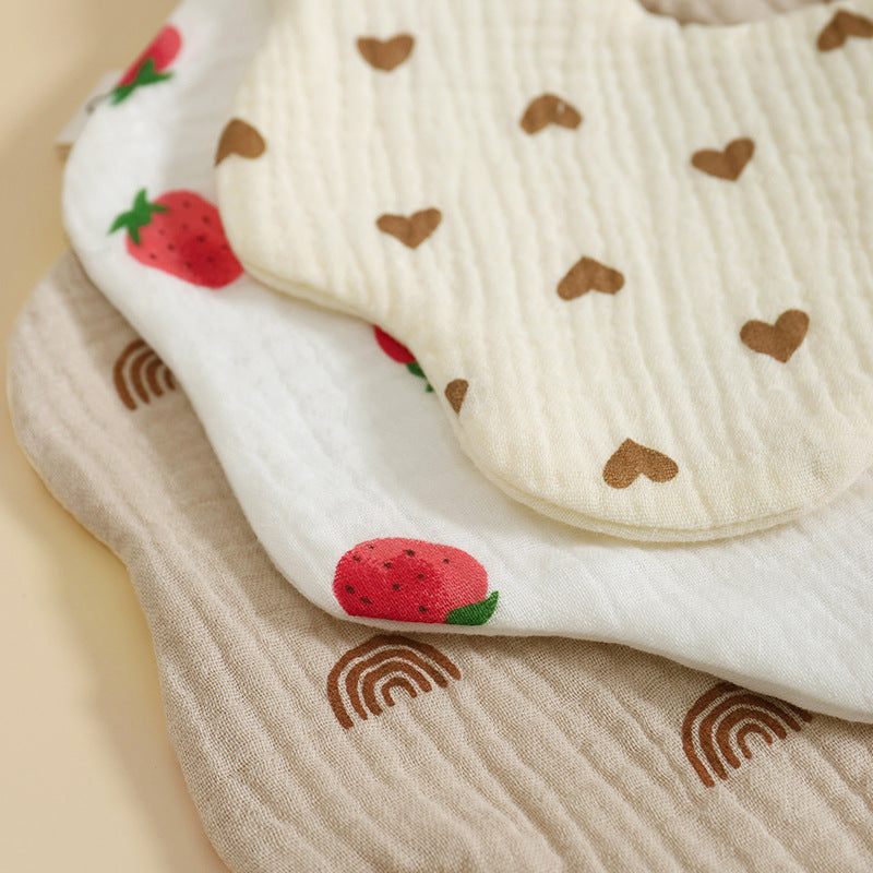 Children's cotton gauze saliva towel Baby mother and baby products