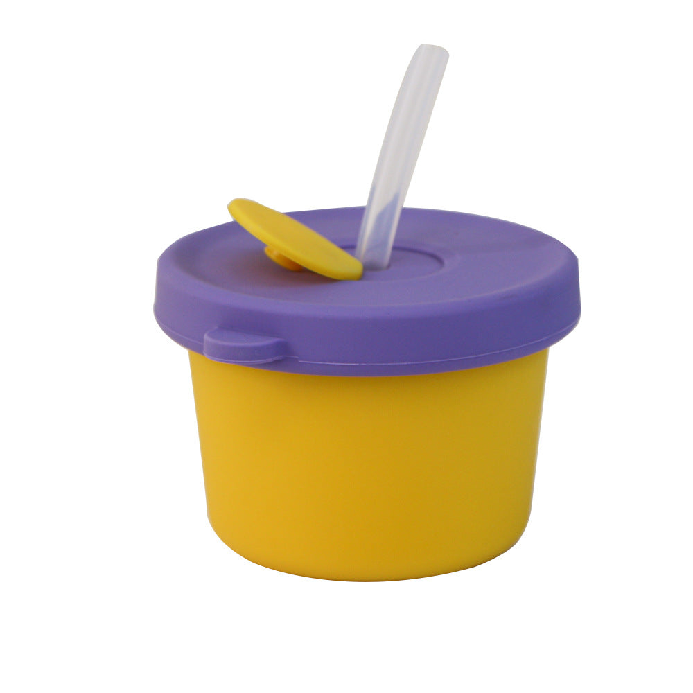 Sealed crisper food grade silicone bowl baby food box