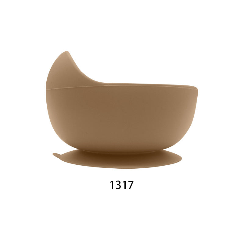 Food grade children's tableware complementary food bowl silicone snail round bowl