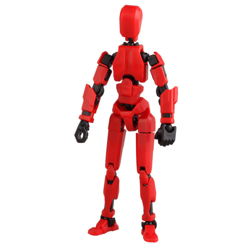 Multi-joint movable doll 3D printing prototype