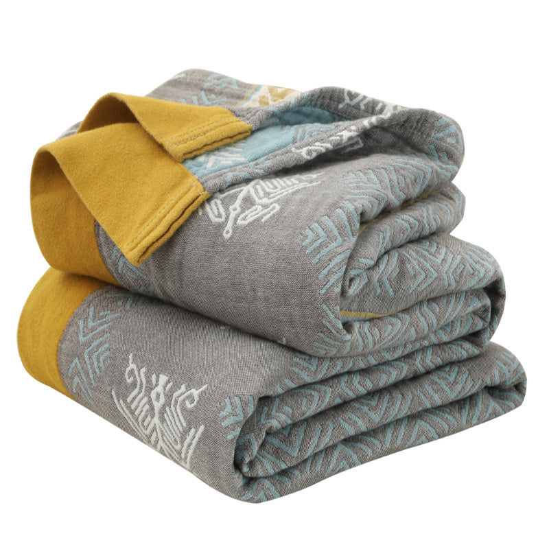Pure cotton four-layer gauze towel quilt blanket cotton
