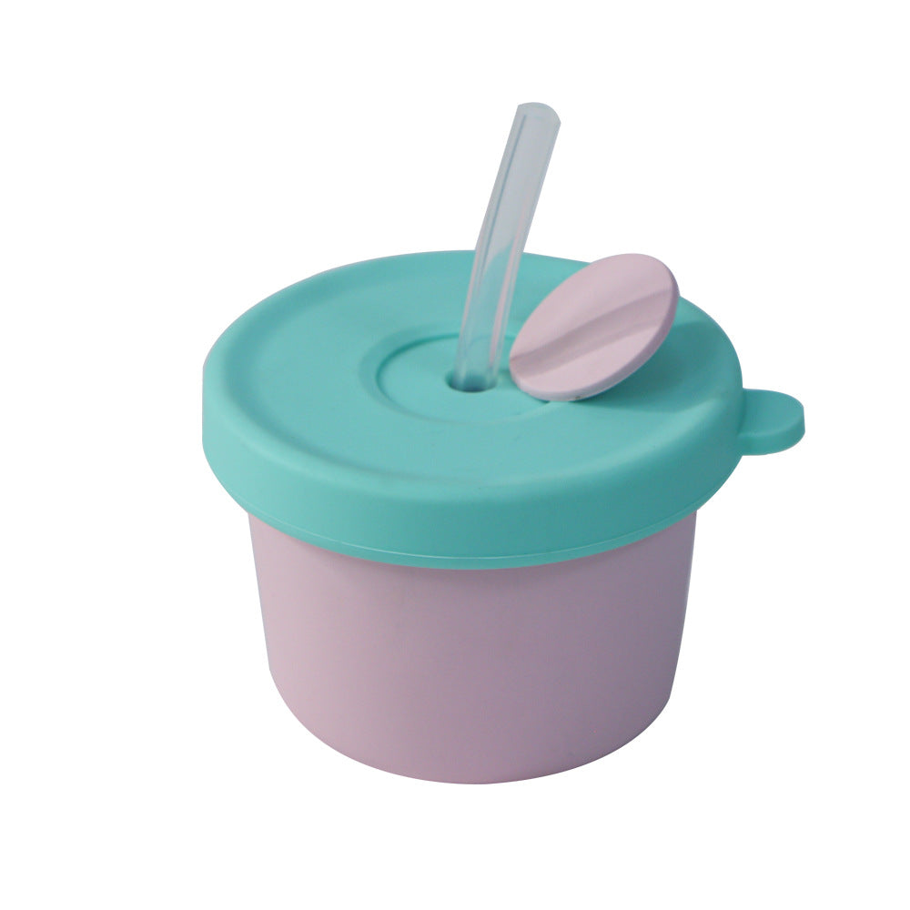 Sealed crisper food grade silicone bowl baby food box