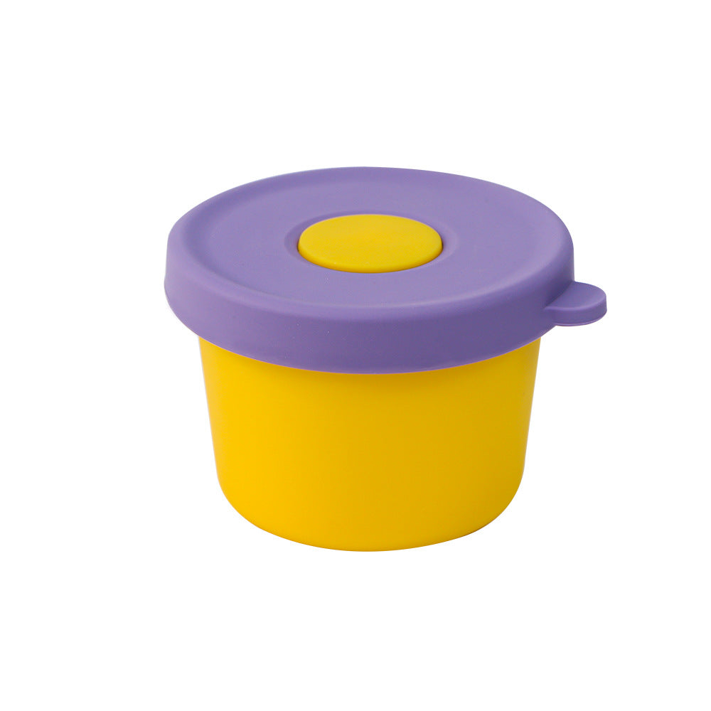 Sealed crisper food grade silicone bowl baby food box