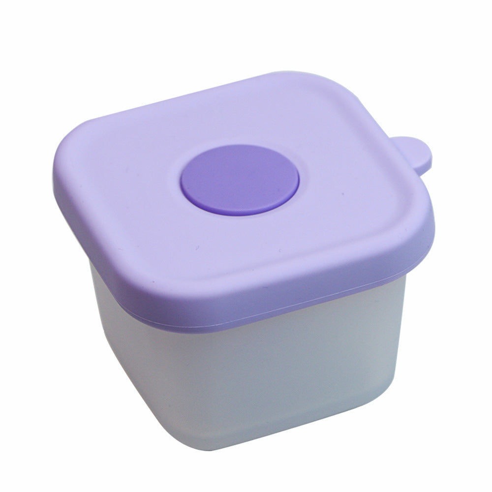 Sealed crisper food grade silicone bowl baby food box