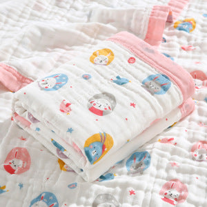 Six-layer high-density gauze bath towel pure cotton soft and breathable