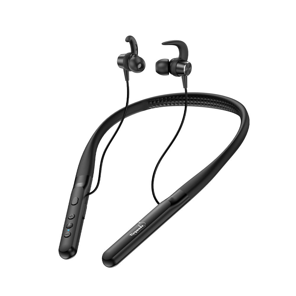 Niujiao Genuine Silicone Neck-Mounted Bluetooth Earphones with Long Battery Life