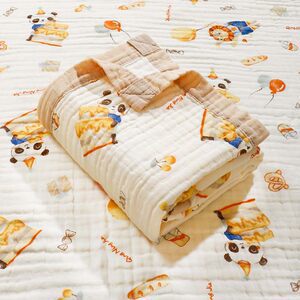 Six-layer high-density gauze bath towel pure cotton soft and breathable