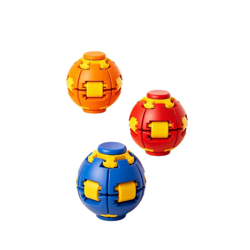Press, rotate, decompress the ball, fingertip puzzle