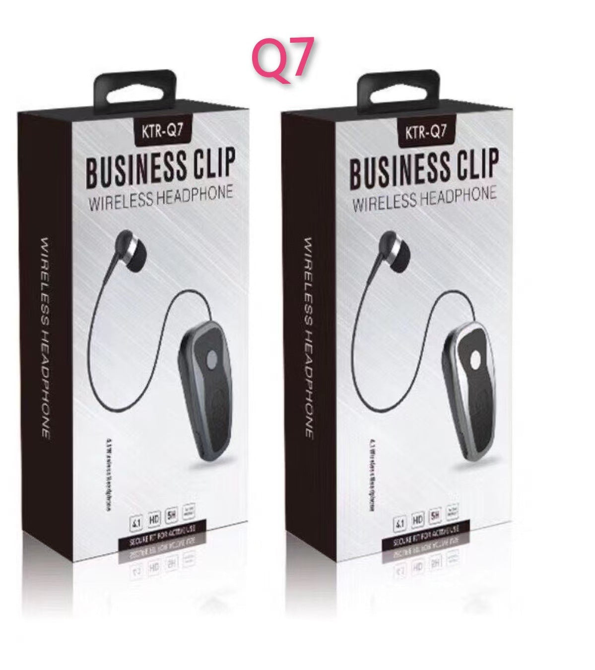 Telescopic cable collar Bluetooth headset single ear business